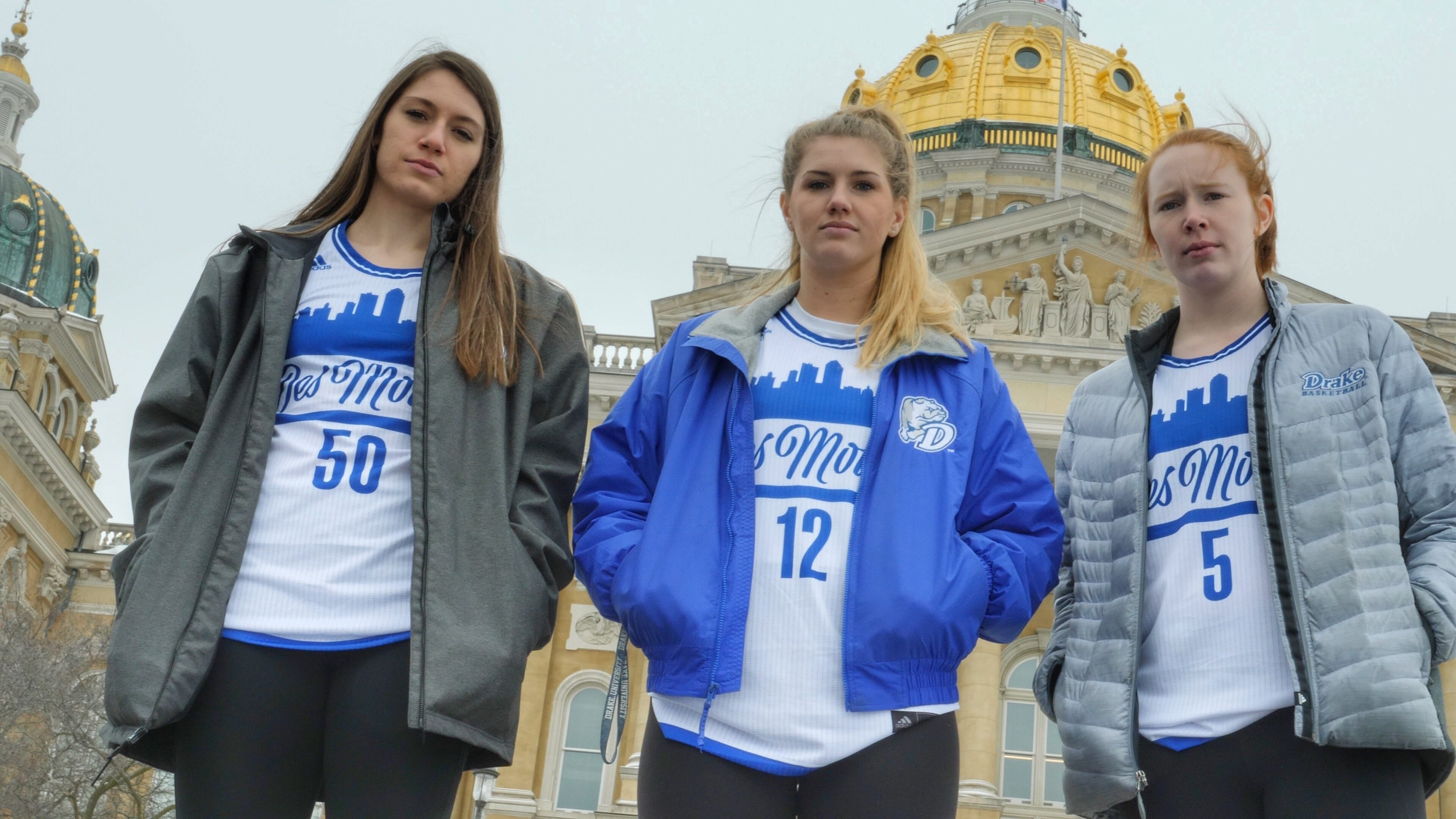 drake university throwback jersey