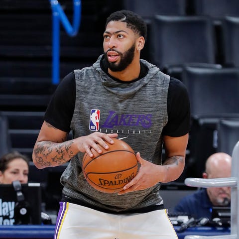 Lakers forward Anthony Davis has not played since 