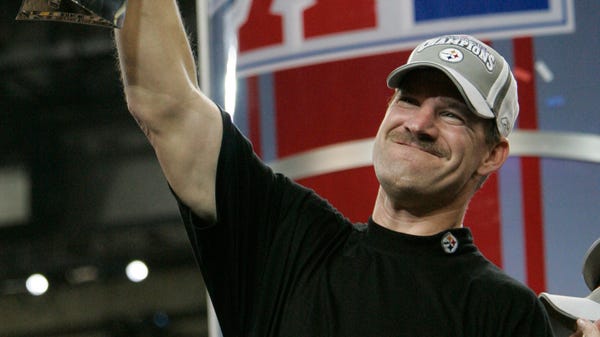 Bill Cowher – coach, Pittsburgh Steelers (1992-200