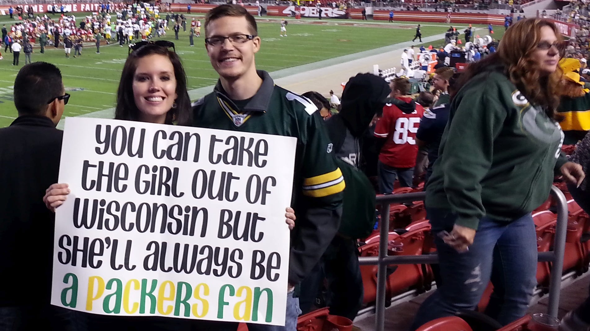 Behind Enemy Lines Green Bay Packers Fans Ups And Downs In 49ers Country