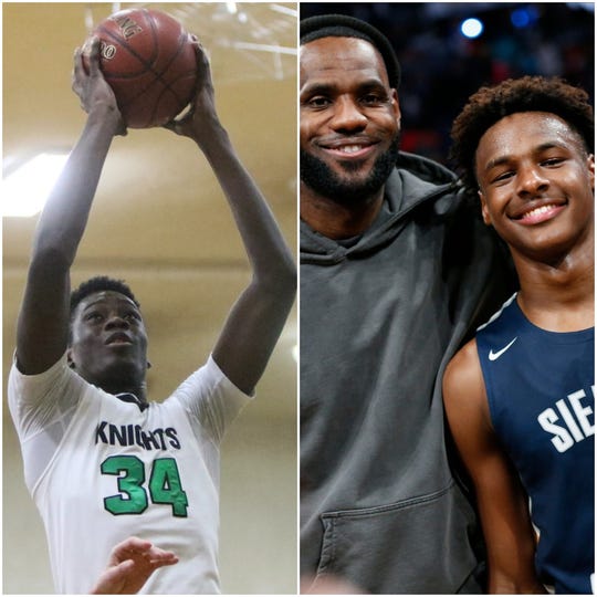 Lebron S Son Bronny To Face Giannis Brother Alex Spalding Classic