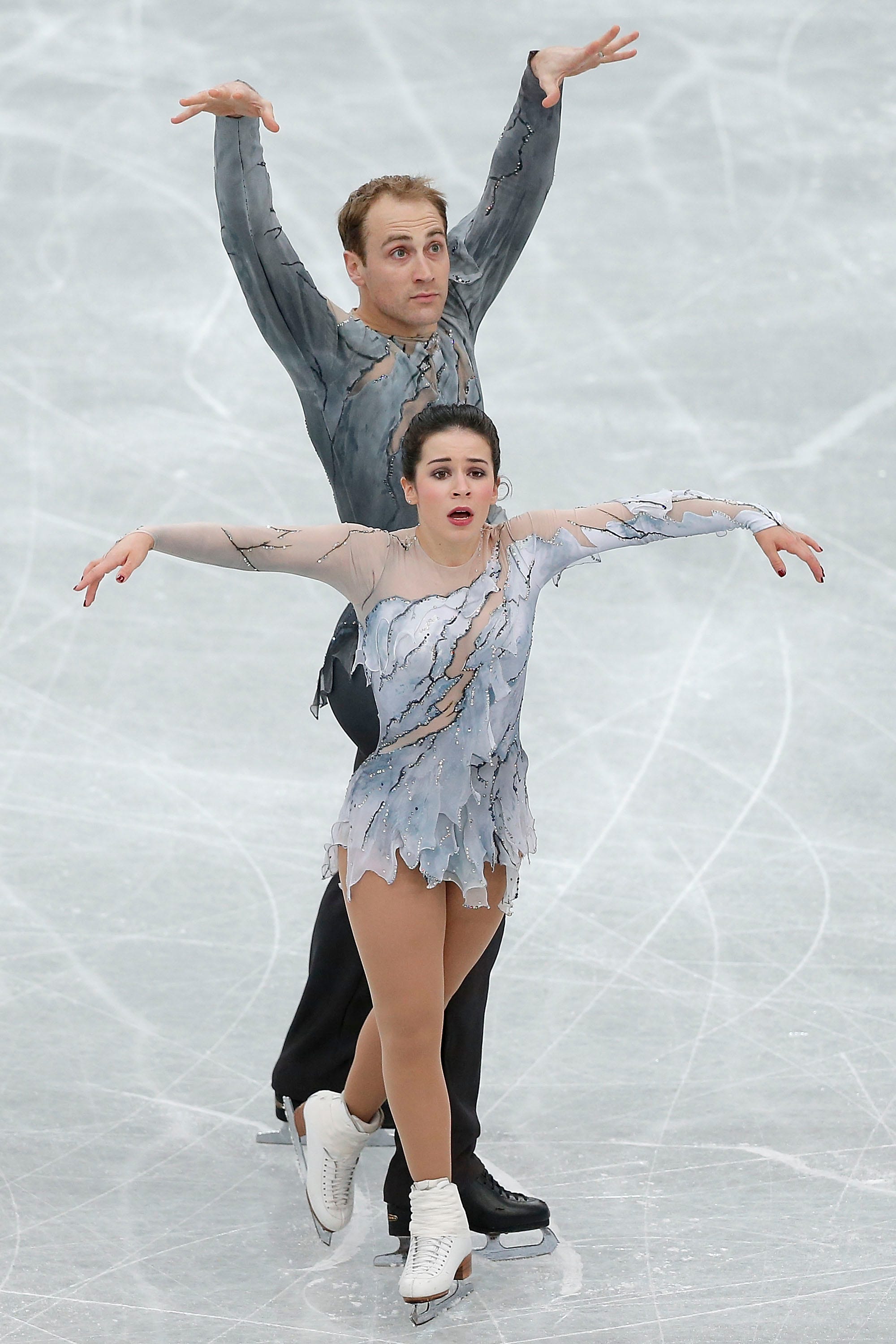 Nude figure skaters