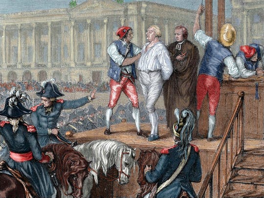 Today in History, January 21, 1793: King Louis XVI was executed by guillotine during French ...