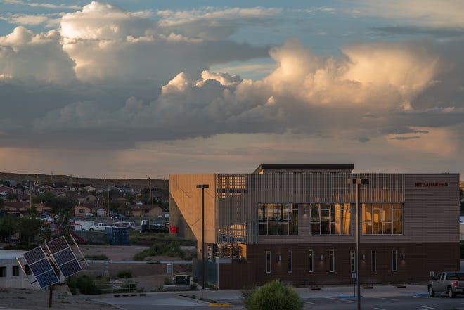 The library at Navajo Technical University in Crownpoint will house classes for a program that centers on Navajo language interpretation and translation of election terminology.