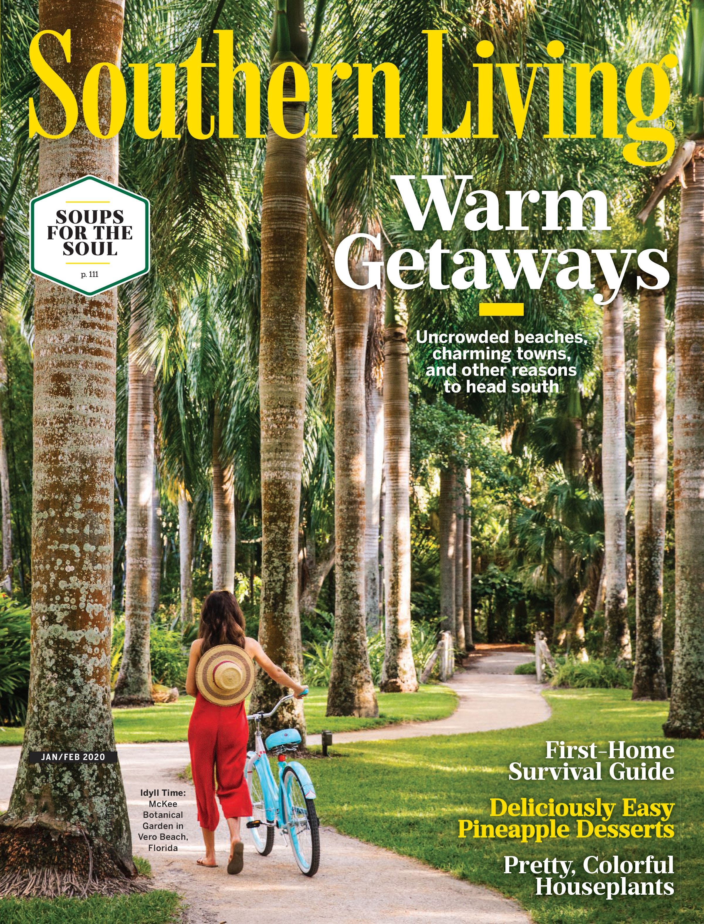 Mckee Botanical Garden Featured On Cover Of Southern Living Magazine