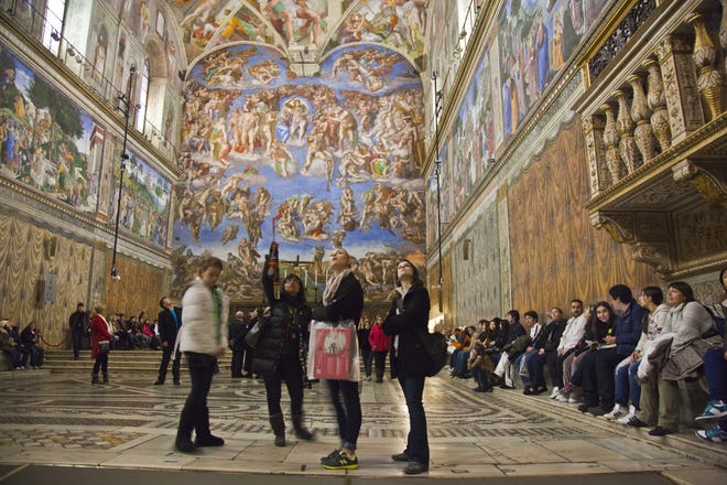 The Sistine Chapel, among other Vatican museums, will shut down until April 3.