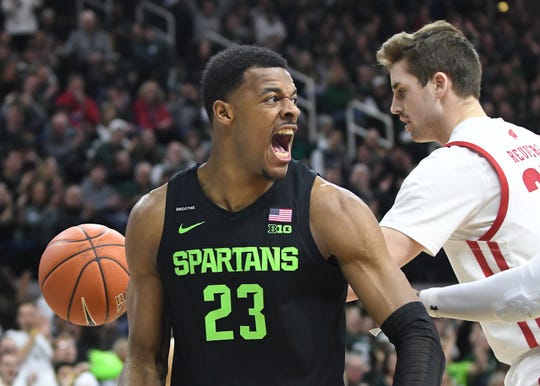 u201cMostly, they're gonna have to go through the wars and theyu2019re going to have to experience it,u201d says MSU junior Xavier Tillman about younger Spartans playing in hostile environments.