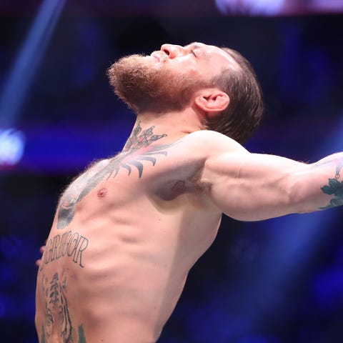 Conor McGregor made a winning return to the octago