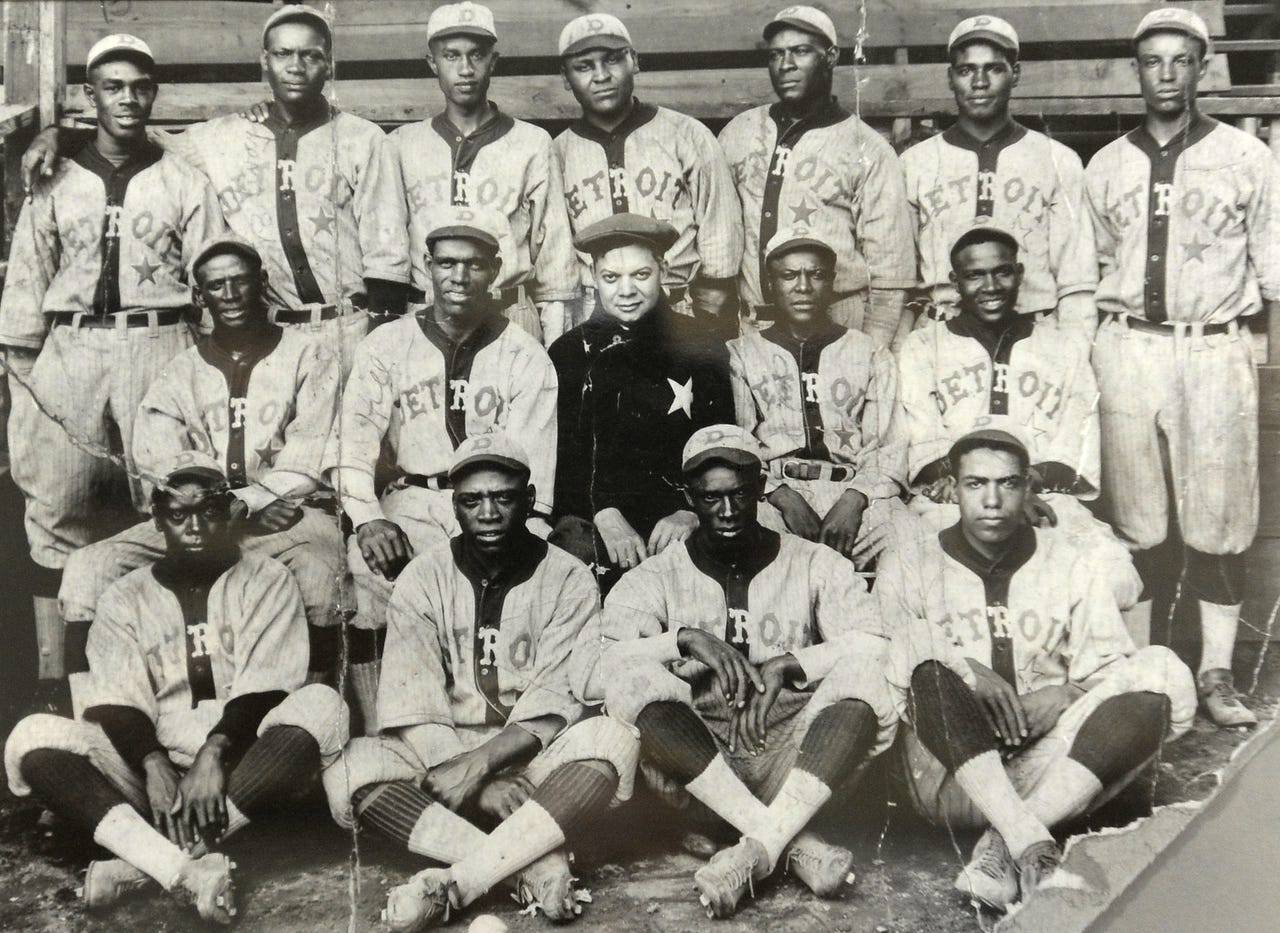 detroit stars baseball jersey