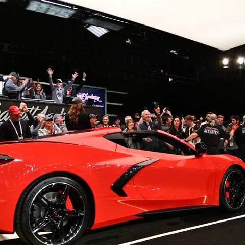 2020 Corvette Stingray VIN 0001 was auction for $3
