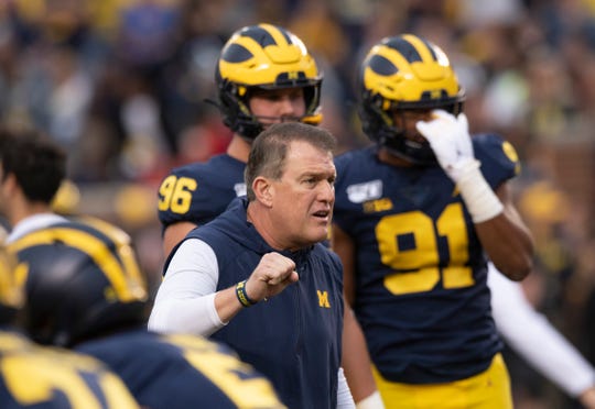 Michigan offensive line coach Ed Warinner is thrilled to be able to see his son, Edward, on an every-day basis now that he's enrolled at Michigan.