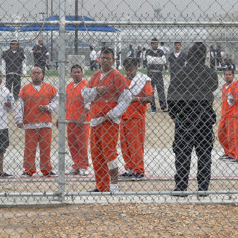 A detainee who gave only his first name of Jesus (