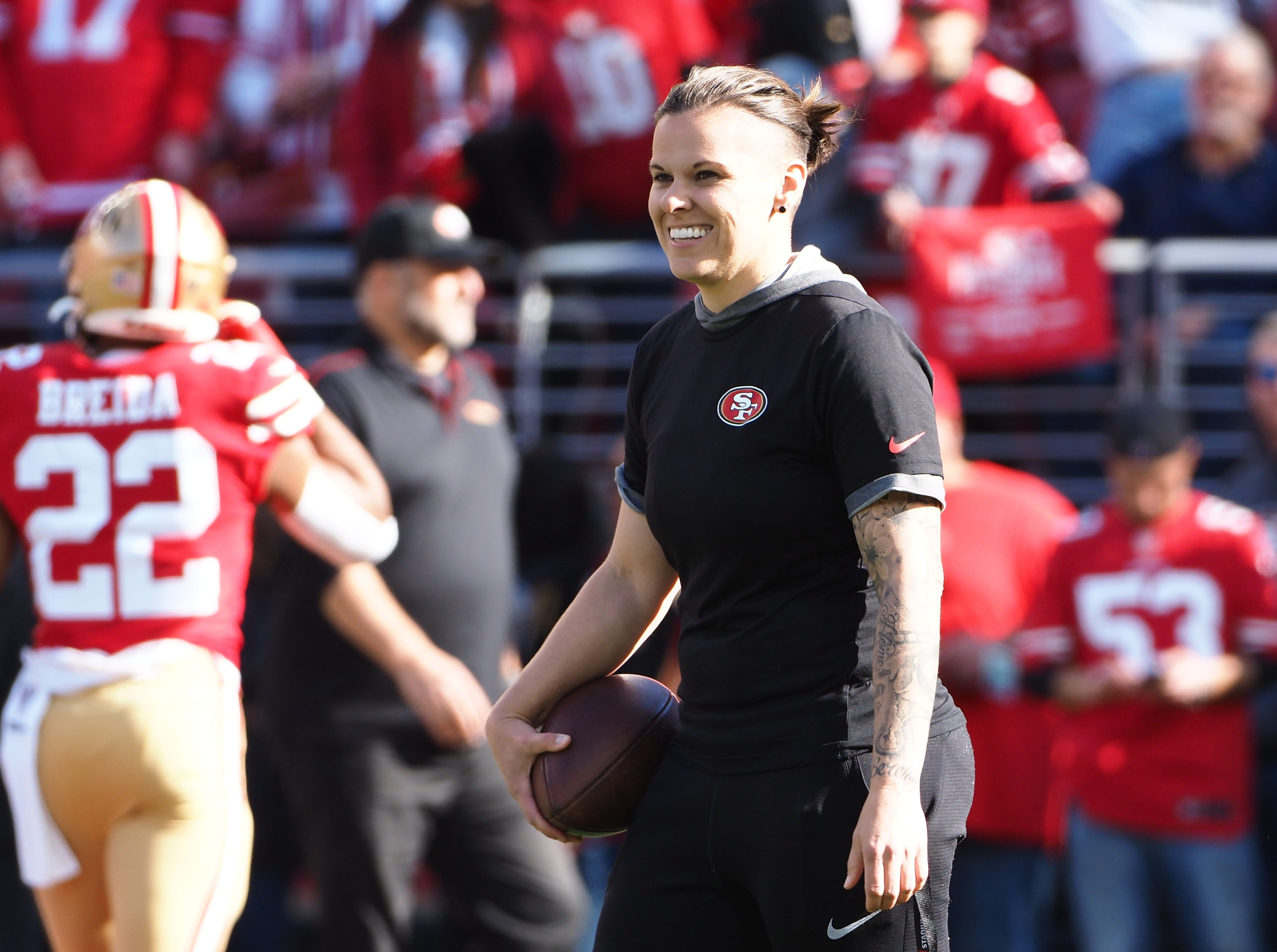 49ers' Katie Sowers to be first female, openly gay coach in Super Bowl