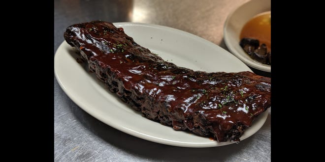 Milwaukee Steakhouse's Pork Baby Back Ribs get a lot of flavor from being braised.