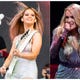 This combination of photos shows country music singers, from left, Kacey Musgraves performing at the Austin City Limits Music Festival in Austin, Texas on Oct. 6, 2019, Miranda Lambert performing at the 53rd annual Academy of Country Music Awards in Las Vegas on April 15, 2018, Maren Morris performing at the Bonnaroo Music and Arts Festival in Manchester, Tenn. on June 15, 2019 and Carrie Underwood performing during her "Cry Pretty Tour 360" in Chicago on Oct. 29, 2019. What started as a joke on Twitter about an unwritten rule among country radio stations not to play two female artists in a row prompted outrage by country music stars, but also pledges to give women equal airtime.  (AP Photo)