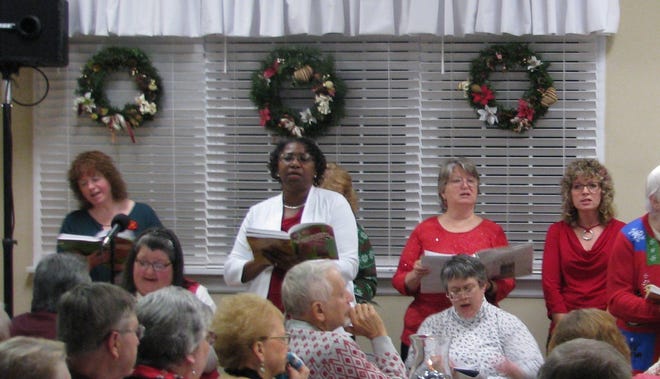 The New Hope United Methodist Church Christmas Choir, under the direction of Pastor Ted Osler, presented dinner/theater performances to sellout audiences.