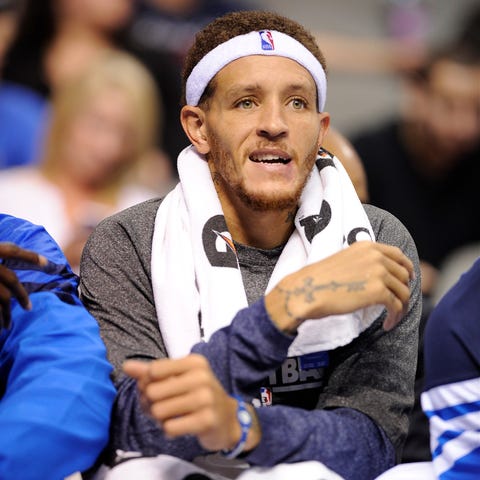 Delonte West during a 2012 game.
