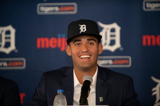 The Tigers' Riley Greene is ranked No. 9 among the game's top outfield prospects for 2020, according to MLB Pipeline.
