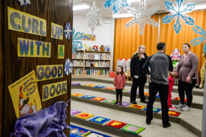 Skyline Center preschool library.