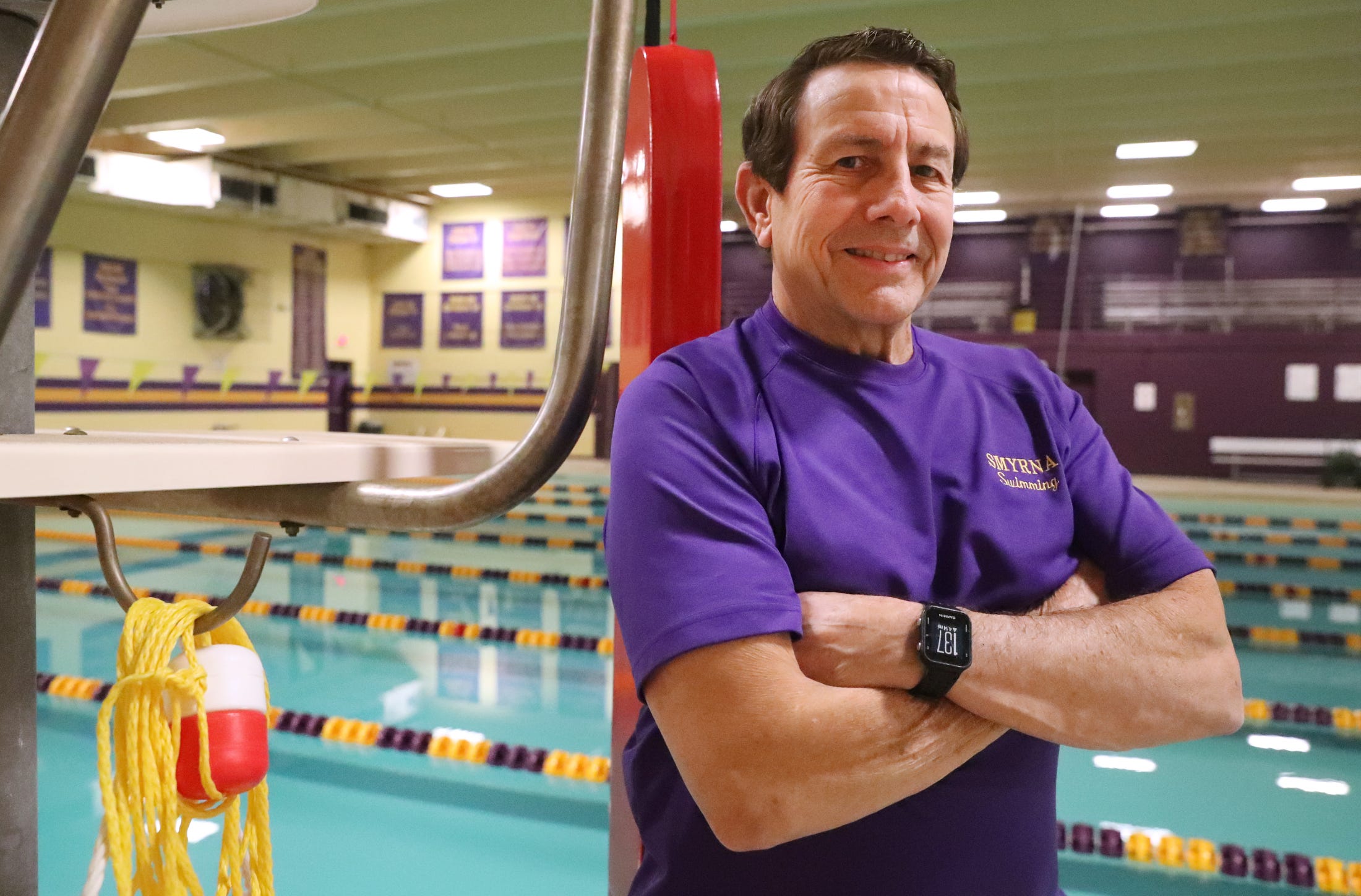 High school swimming Smyrna's Tony Trumphour dean of Murfreesboro coaches