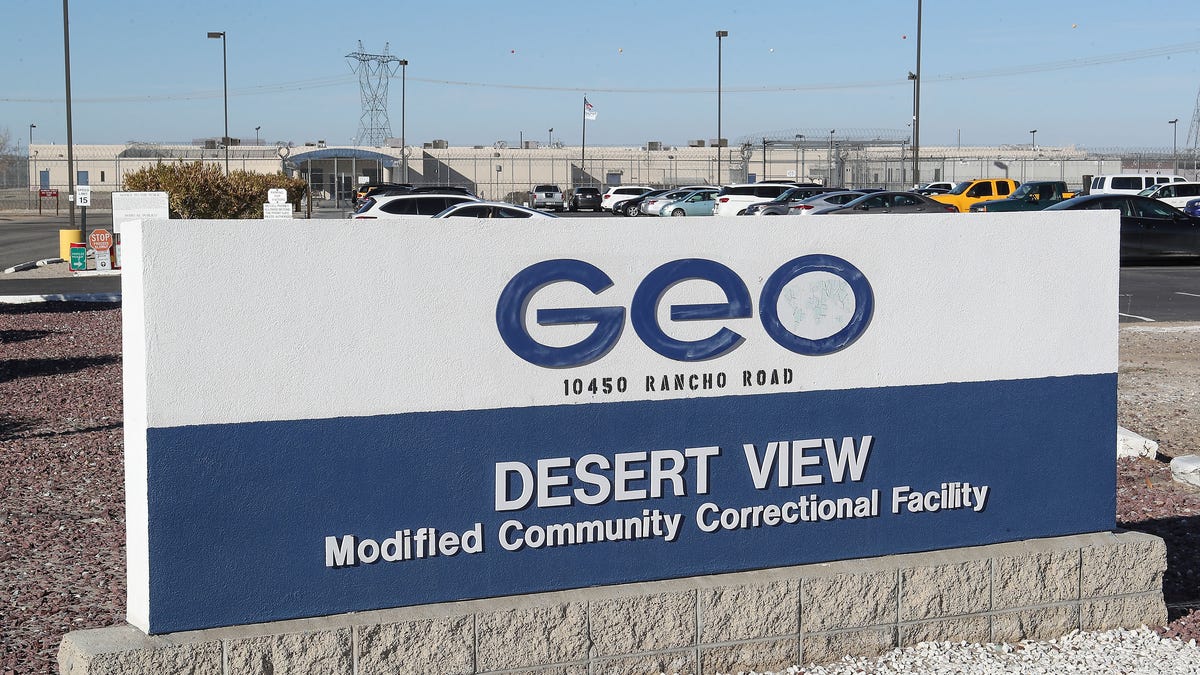 The Desert View Correctional Facility is operated by the Geo Group and may be converted to an immigration detention facility in Adelanto, Calif., January 22, 2020.