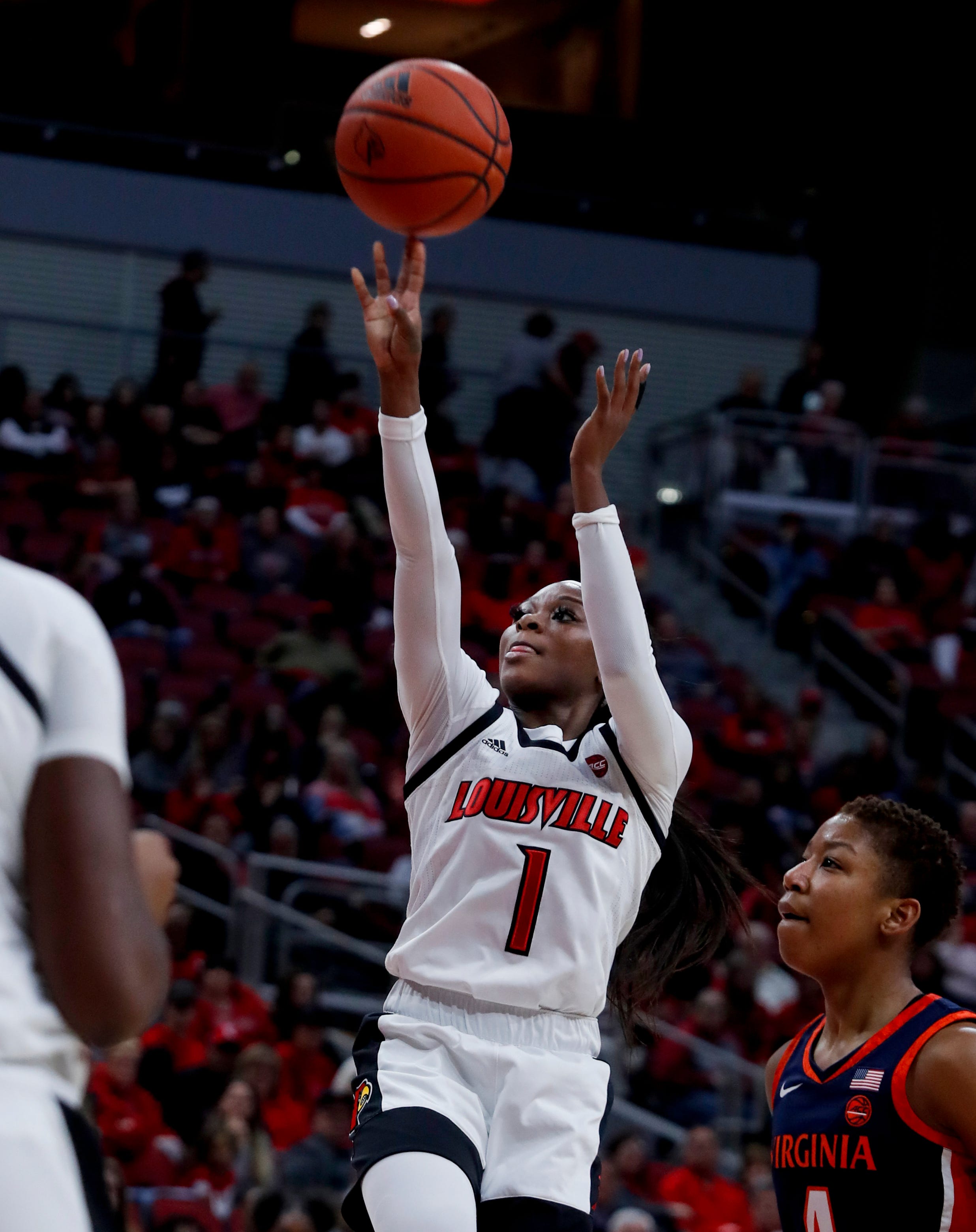 Louisville women's basketball U of L beats Virginia at KFC Yum Center