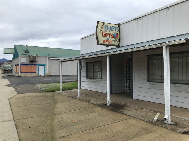 The property, seen Thursday, Jan. 23, 2020, between Stanton Drive and Grand River Avenue along Shasta Dam Boulevard in Shasta Lake would be part of the downtown revitalization project.