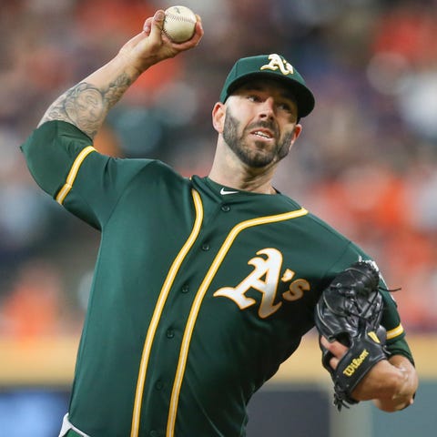 Mike Fiers spent two-plus seasons with the Astros.