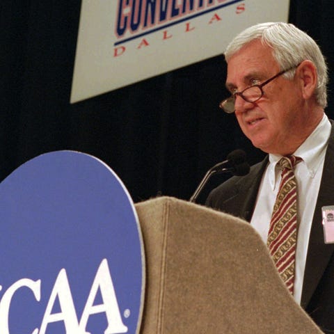 Gene Corrigan was commissioner of the Atlantic Coa