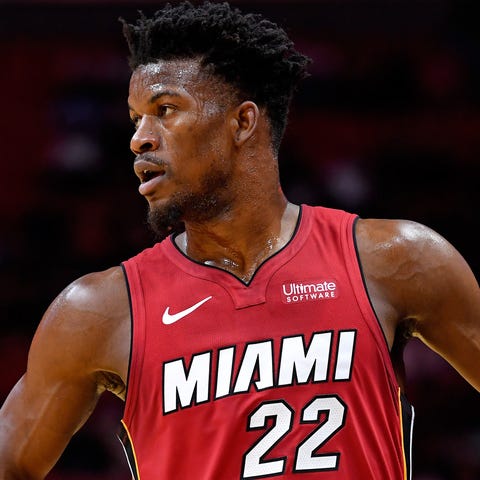 Jimmy Butler has the Heat in second place in the E