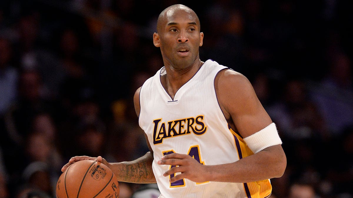Kobe Bryant played in the NBA from 1996-2016 with the Los Angeles Lakers.