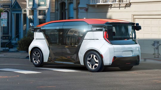 The Cruise Origin will be built at GM's Detroit-Hamtramck plant. Cruise LLC, the autonomous vehicle unit of GM, provided this rendering of the vehicle.