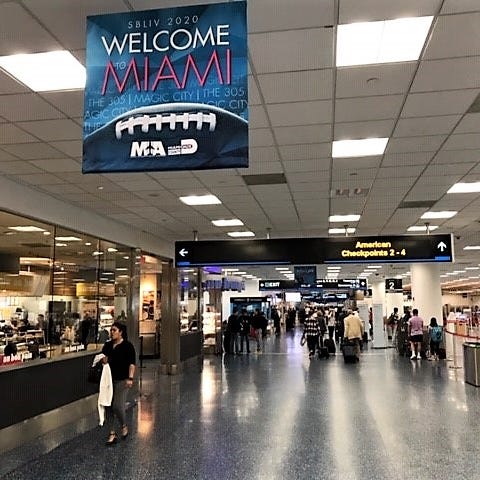Miami International Airport welcomes Super Bowl LI