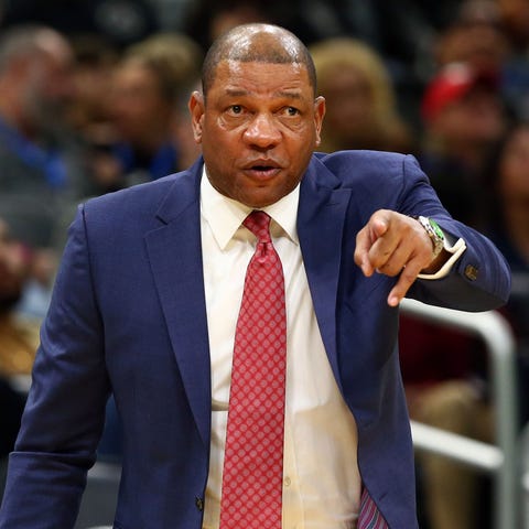 Clippers head coach Doc Rivers was emotional discu
