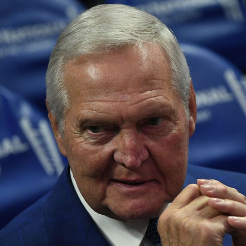 Jerry West, now an executive with the Clippers, in