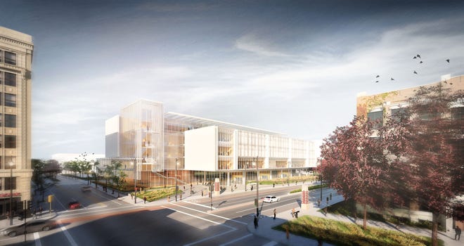 A rendering of  Marquette's new College of Business building.