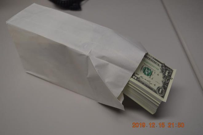 The dollar bills were discovered in December at the International Falls Port of Entry in Minnesota in a rail shipment originating from China.
