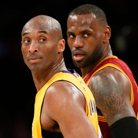 Kobe Bryant and LeBron James played against each o