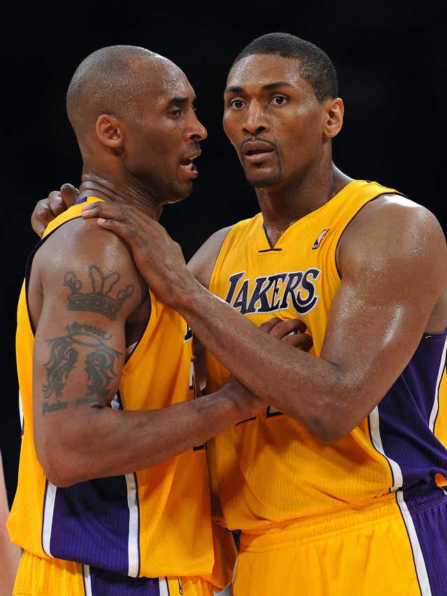Kobe Bryant Metta World Peace Remembers Dinner Rapping With Friend