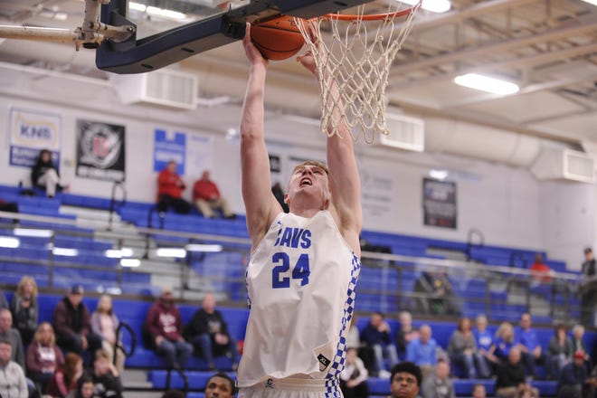 Chillicothe's Brandon Noel goes up for a layup during a game against Canal Winchester on Tuesday Jan. 28, 2020 at Chillicothe High School in Chillicothe, Ohio.