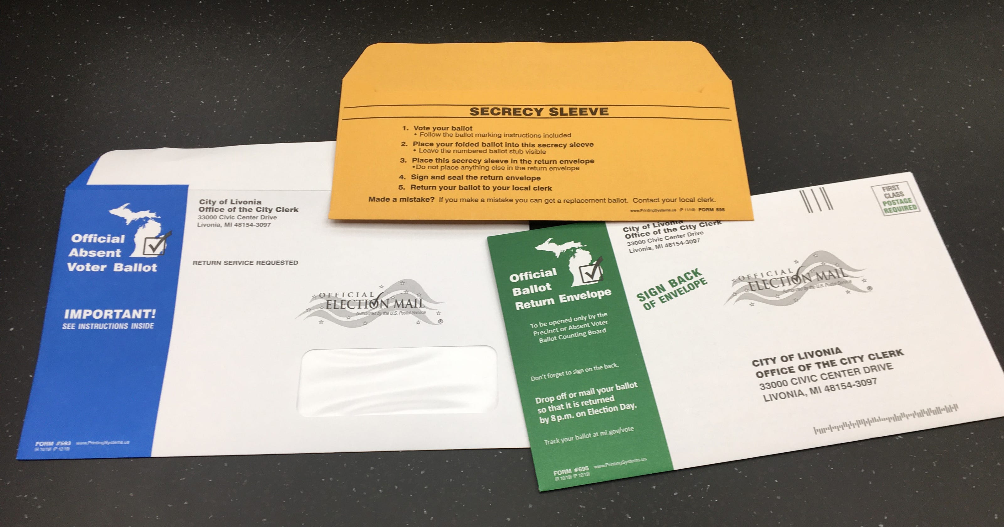 Michigan absentee ballots Can I change my vote? Should I mail it?