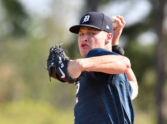 Tigers pitching prospect Matt Manning turned in an impressive season at Double-A Erie in 2019: 2.56 ERA, 0.98 WHIP in 133.2 innings, with a .192 opposing batting average, as well as 148 strikeouts and 37 unintentional walks.