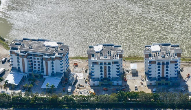 The first three buildings at Moorings Park Grande Lake are scheduled to be completed in the spring.