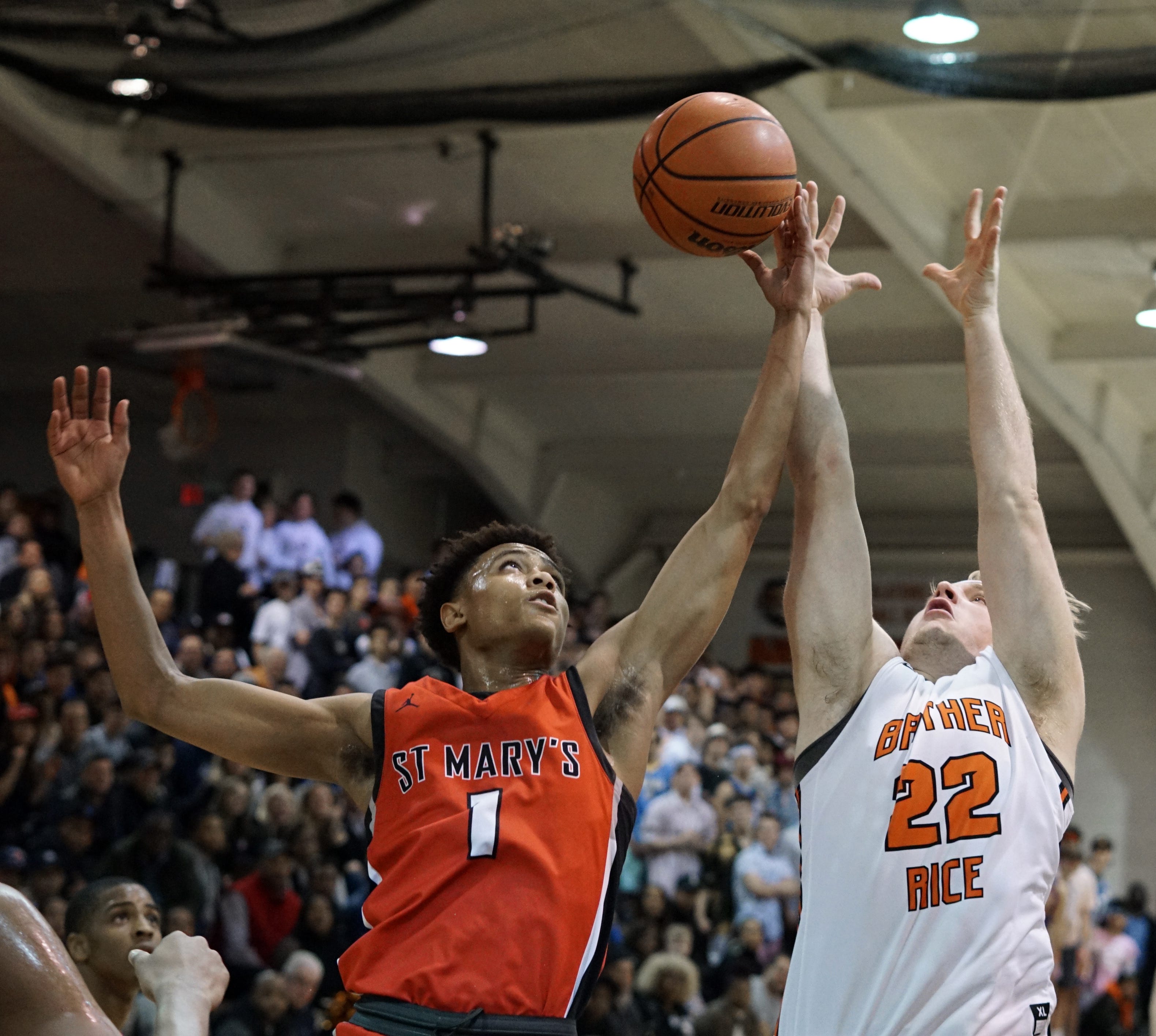 Brother Rice basketball overcomes rattled start, falls to St. Mary's