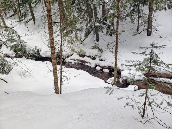 Sucker Creek runs through a section of the Apostle Islands National Lakeshore on the Bayfield peninsula.