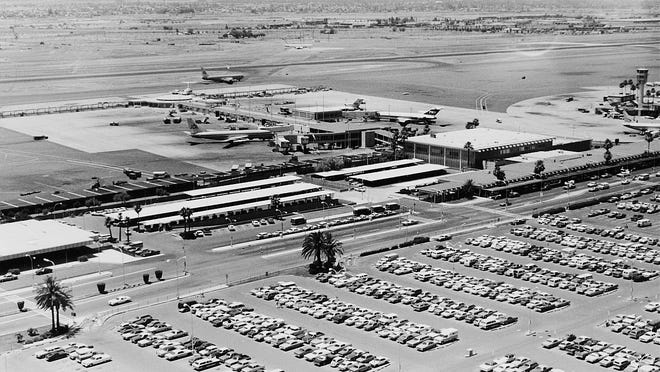 Sky Harbor Terminal 2 parking is still open but you have to walk