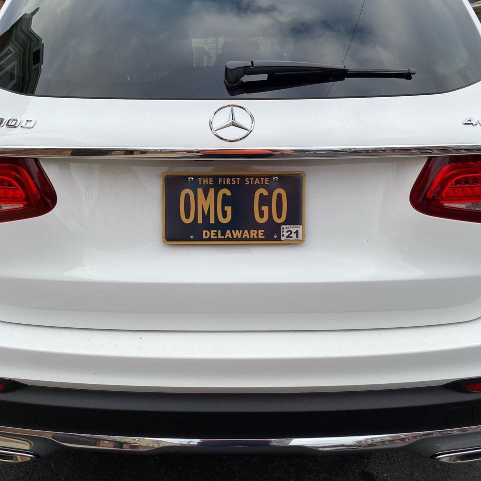 vanity plates