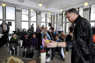 People attend Shiver On The River on Belle Isle, presented by Friends of the Detroit River in this 2014 photo.