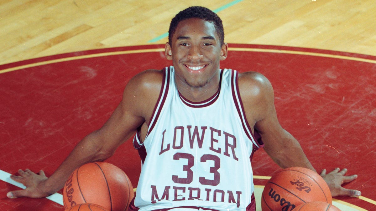 Kobe Bryant #33 Lower Merion High School Jersey, OG Jerseys