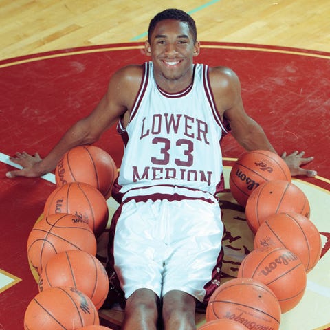Lower Merion High School senior Kobe Bryant  photo